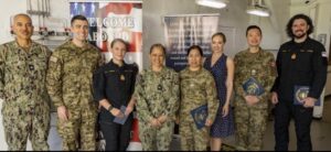 Lt(N) Kate Stevens and members of Operation CONTINUING PROMISE